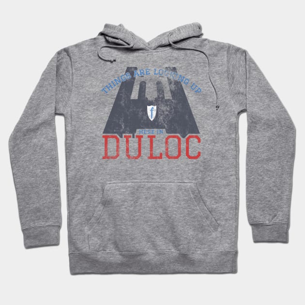 Duloc Fallen | Shrek the Musical Hoodie by monoblocpotato